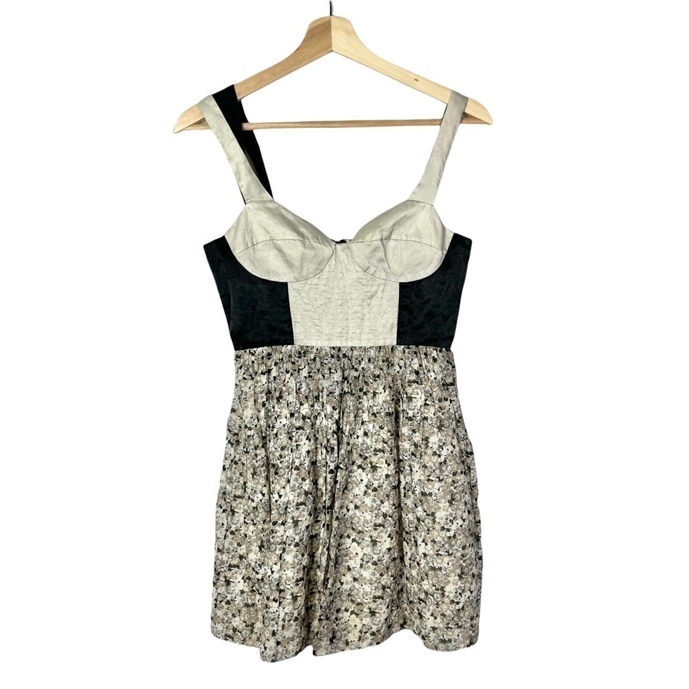 Anthropologie Pencey Silk Blend Floral Skirt Pin Up‎ Style Dress 0